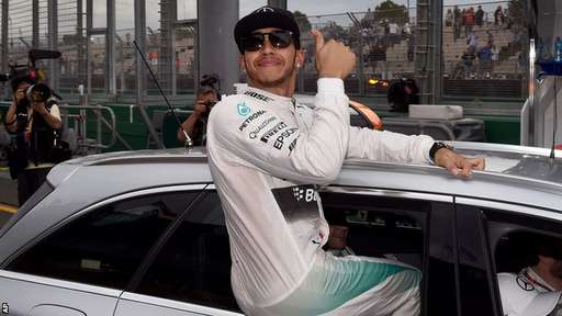 Lewis Hamilton. Image courtesy BBC