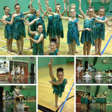 Runners Up - Dance Connection Jnrs (green) LDT Seniors (White)
