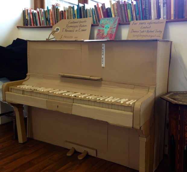 Cardboard Piano